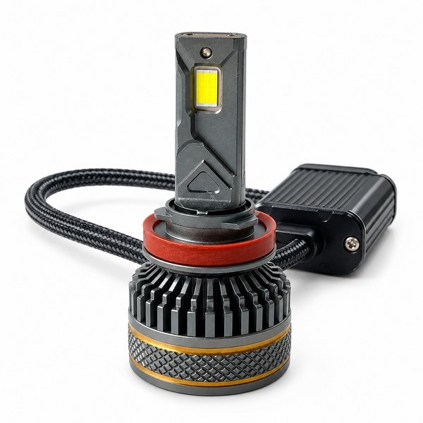 Automotive LED Headlight Bulbs h8 h9 h11 h6 led white background 600x600