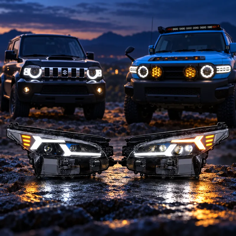 LED Headlight Assemblies