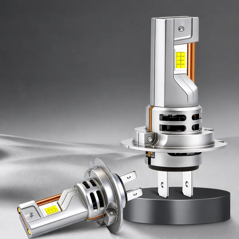 H4 / H7 LED Headlight Bulbs with Dual Copper Heat Pipes | SX007