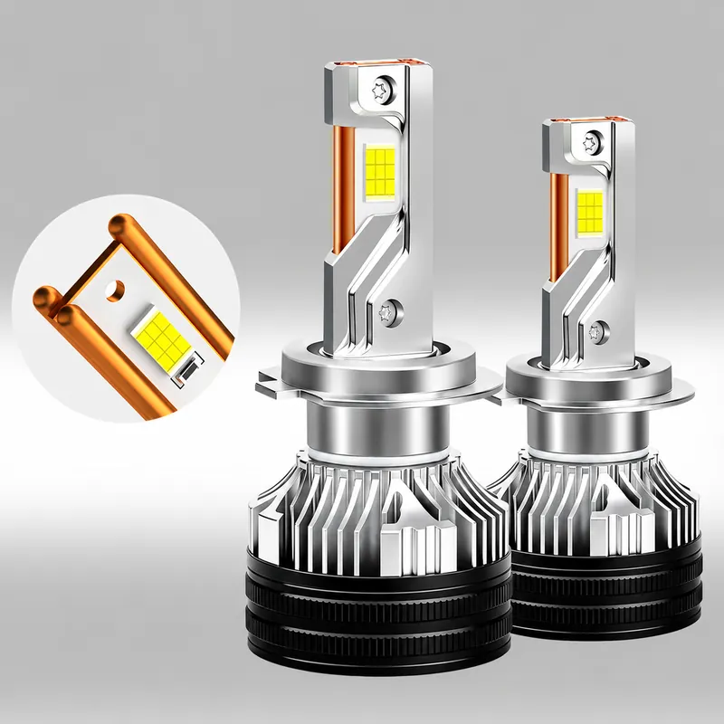 H4 / H7 LED Headlight Bulbs with Copper Heat Pipe Cooling | SX008