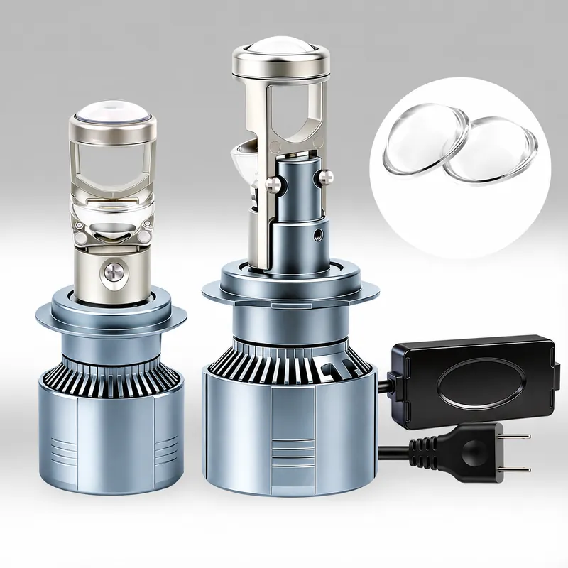 H4 / H7 Projector Lens LED Headlight Bulbs | SX011