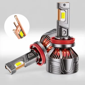 H4 / H7 / 9005 LED Headlight Bulbs with Copper Heat Pipe Cooling | SX046