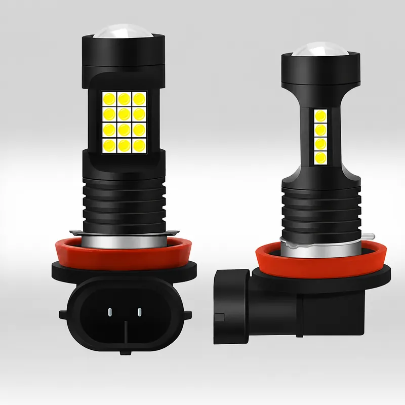 H8 / H11 LED Fog Bulbs, 36 SMD 3030 with Lens | SX187