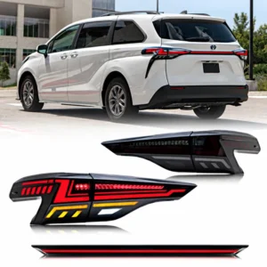 Toyota Sienna Tail Light Assemblies – Full-Width Design