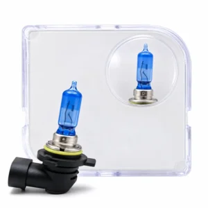 9012 12V 55W Automotive Halogen Headlight Bulbs – White-Light Blue-Coated Version