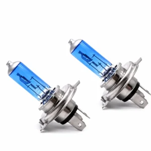 H4 12V 60/55W Automotive Halogen Headlight Bulbs – White-Light Version