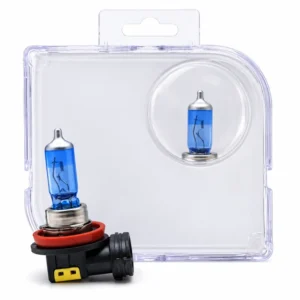H8 12V 55W Automotive Halogen Fog Light Bulbs – White-Light Blue-Coated Version