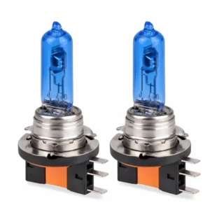 H15 12V 15/55W Automotive Halogen Headlight Bulbs – White-Light Version