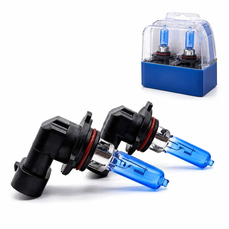 9005 12V 65W Automotive Halogen Headlight Bulbs – White-Light Version