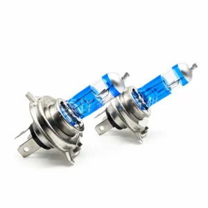 H4 Automotive Halogen Headlight Bulbs – 4000K White-Light Version