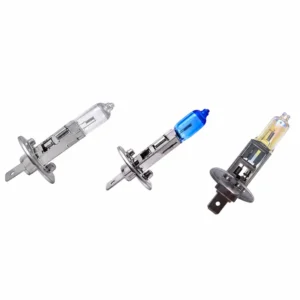 H1 12V 55W Automotive Halogen Headlight Bulbs – Multiple Color Options