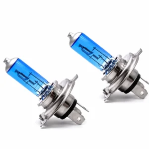H4 12V 60/55W Automotive Halogen Headlight Bulbs – White-Light Version
