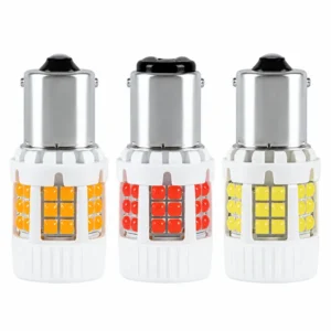 1156 / 1157 LED Signal, Brake & Reverse Bulbs – 3030 36-Chip, Fan-Cooled Version
