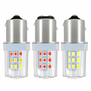 1156 / 1157 LED Signal, Brake & Reverse Bulbs – 3030 16-Chip, RGB Version