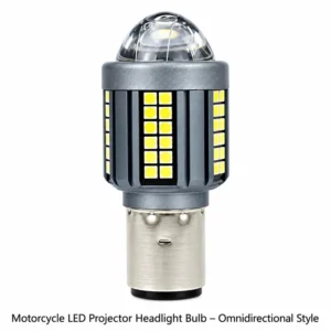 Motorcycle LED Projector Headlight Bulb – Omnidirectional Style