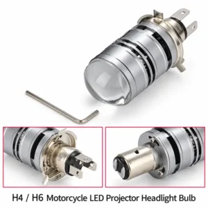 H4 / H6 Motorcycle LED Projector Headlight Bulb