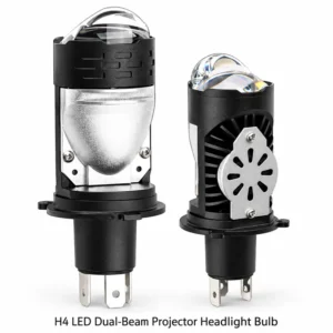 H4 LED Dual-Beam Projector Headlight Bulb