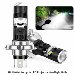 H4 / H6 Motorcycle LED Projector Headlight Bulb
