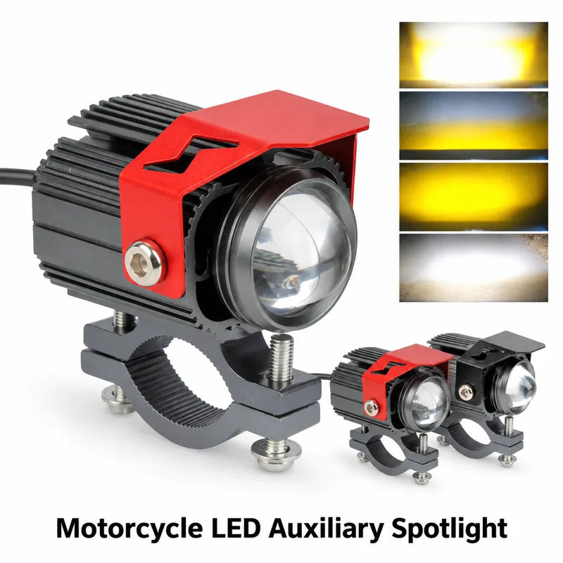 Motorcycle LED Auxiliary Spotlight