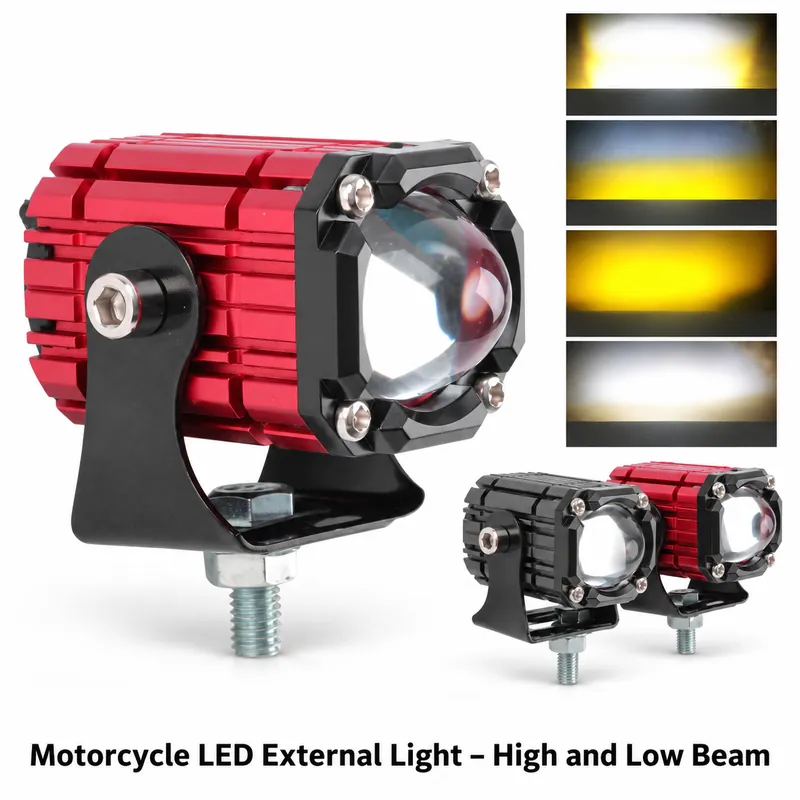 Motorcycle LED External Light – High and Low Beam