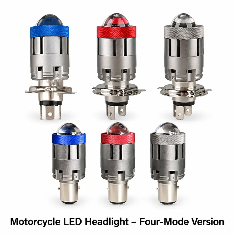 Motorcycle LED Headlight – Four-Mode Version