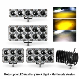 Motorcycle LED Auxiliary Work Light – Multimode Version