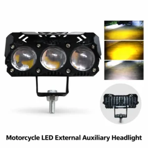 Motorcycle LED External Auxiliary Headlight