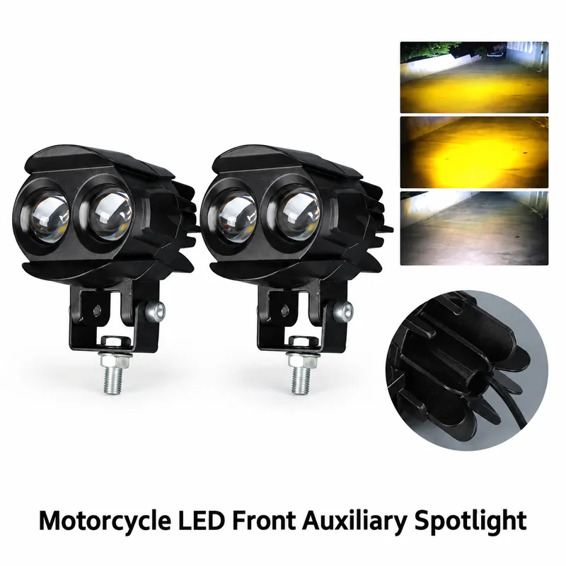 Motorcycle LED Front Auxiliary Spotlight