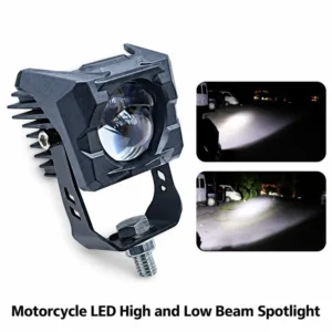 Motorcycle LED High and Low Beam Spotlight