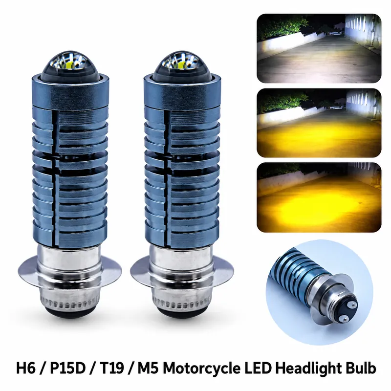 H6 / P15D / T19 / M5 Motorcycle LED Headlight Bulb