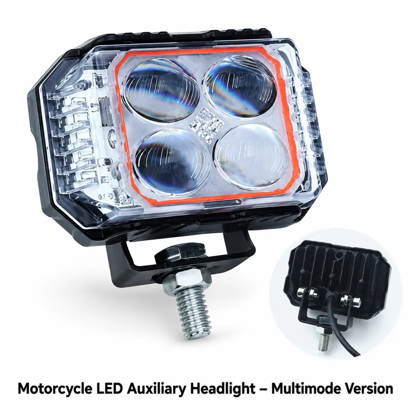 Motorcycle LED Auxiliary Headlight – Multimode Version