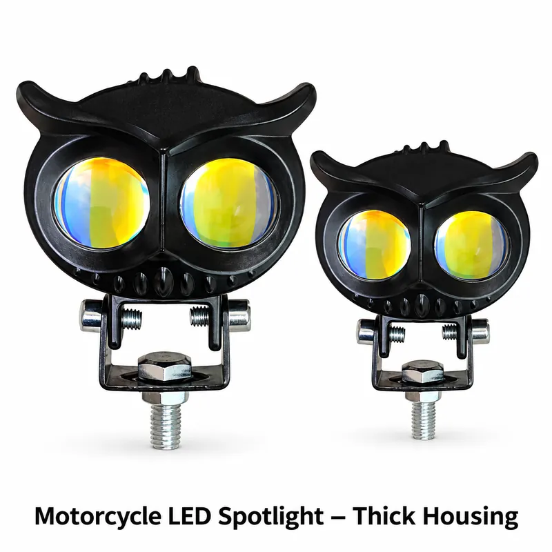 Motorcycle LED Spotlight – Thick Housing