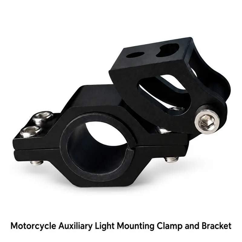 Motorcycle Auxiliary Light Mounting Clamp and Bracket