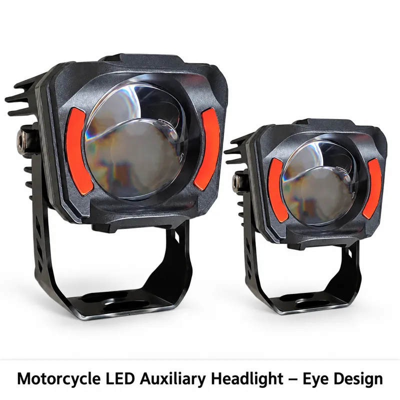 Motorcycle LED Auxiliary Headlight – Eye Design