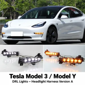 Tesla Model 3 / Model Y DRL Lights – Headlight Harness Version A