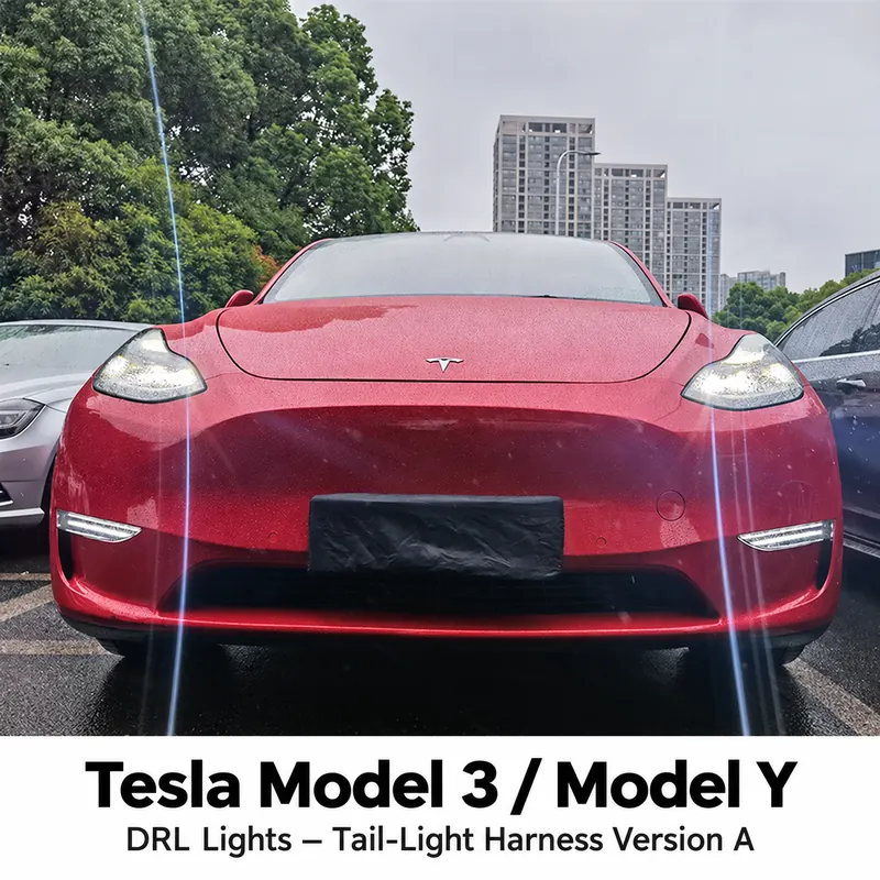 Tesla Model 3 / Model Y DRL Lights – Tail-Light Harness Version A