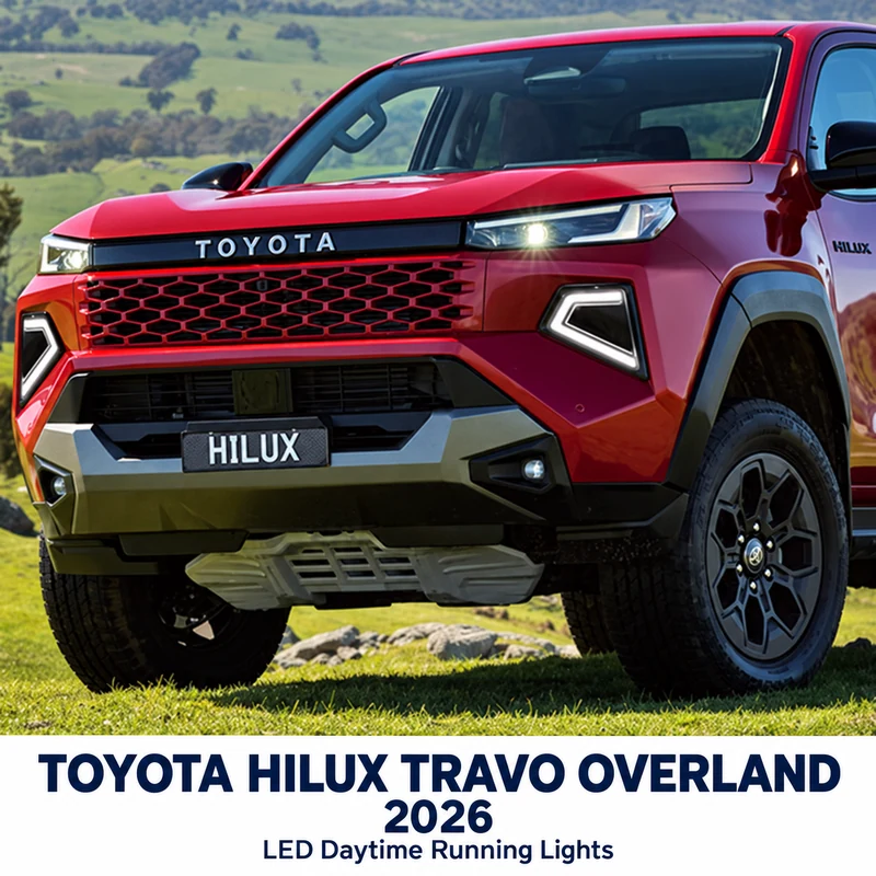 LED Daytime Running Lights for Toyota Hilux Travo Overland 2026 | TOPONE