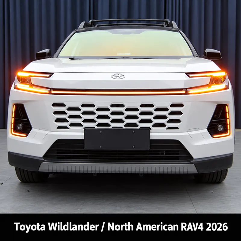 Toyota Wildlander / North American RAV4 2026 Grille DRL Lights