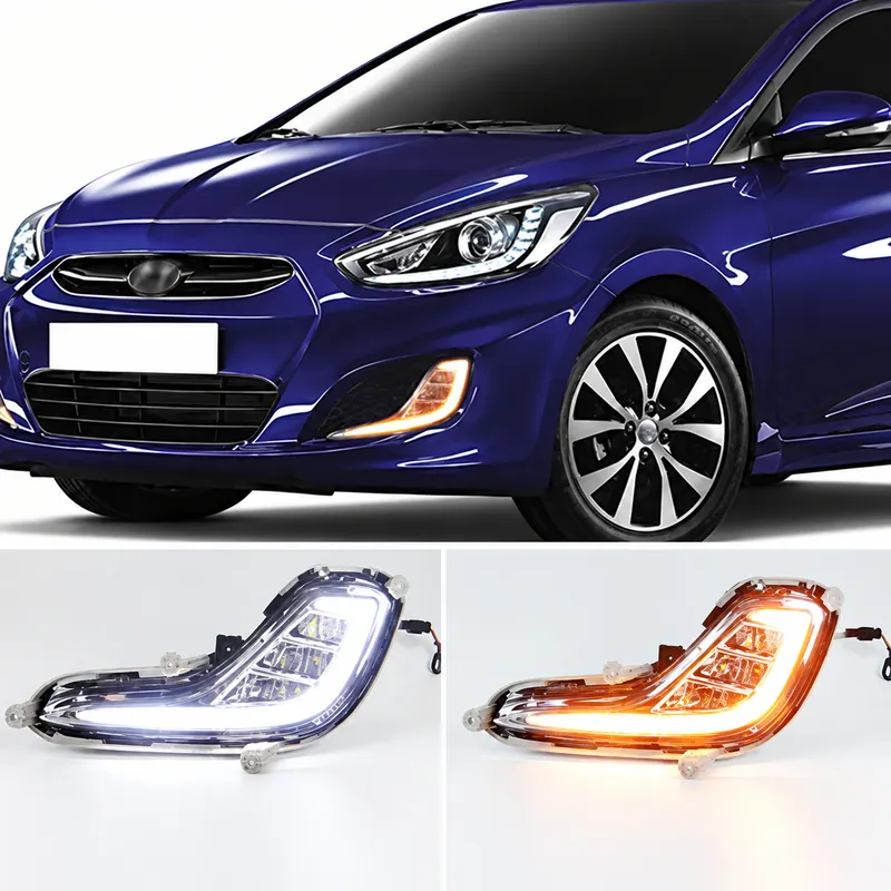 Hyundai Accent 2012–2013 LED Daytime Running Lights