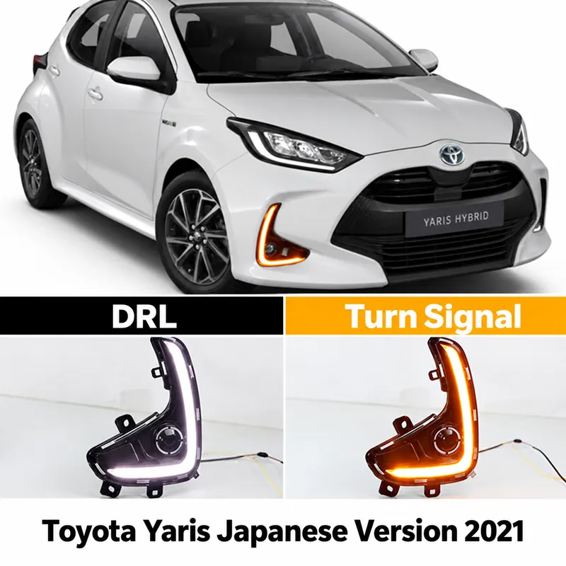 Toyota Yaris Japanese Version 2021 DRL Lights