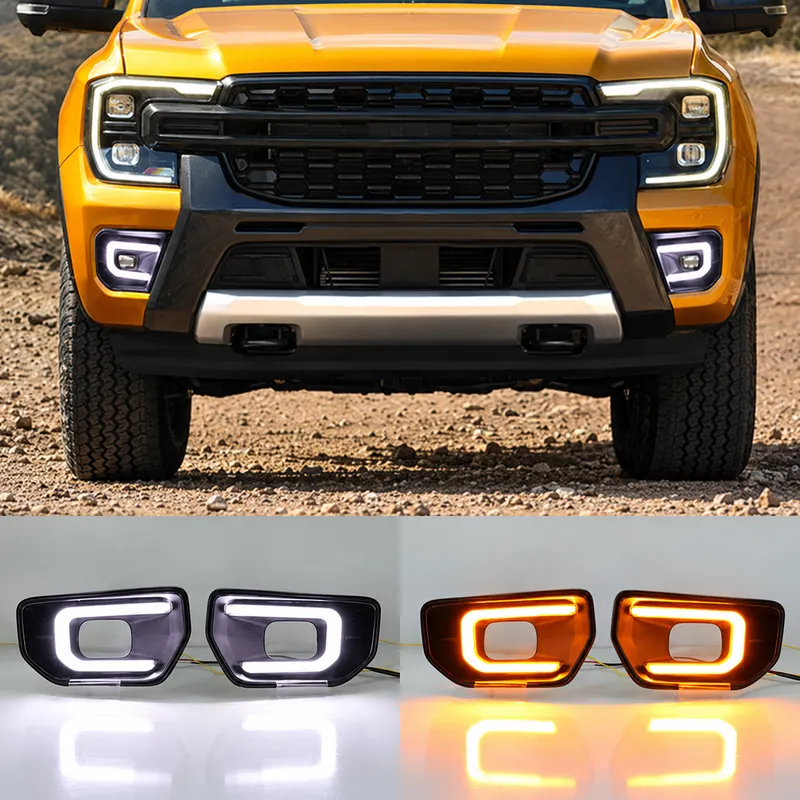 Ford Ranger 2023 LED Daytime Running Lights – Wide Version, Dual-Color Version