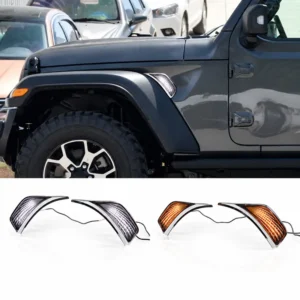 Jeep Wrangler / Gladiator 2018–2022 LED Fender & Wheel Arch Lights – Dual-Color Version