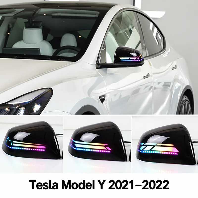 Tesla Model Y 2021–2022 Mirror Signal Lights