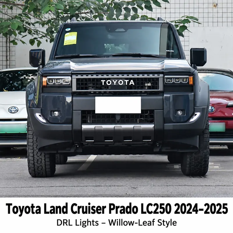Toyota Land Cruiser Prado LC250 2024–2025 DRL Lights – Willow-Leaf Style