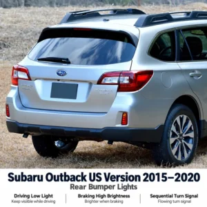 Subaru Outback US Version 2015–2020 Rear Bumper Lights