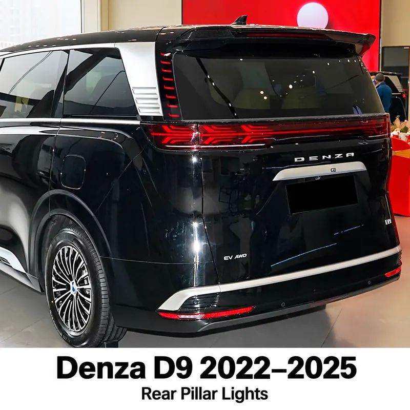Denza D9 2022–2025 Rear Pillar Lights