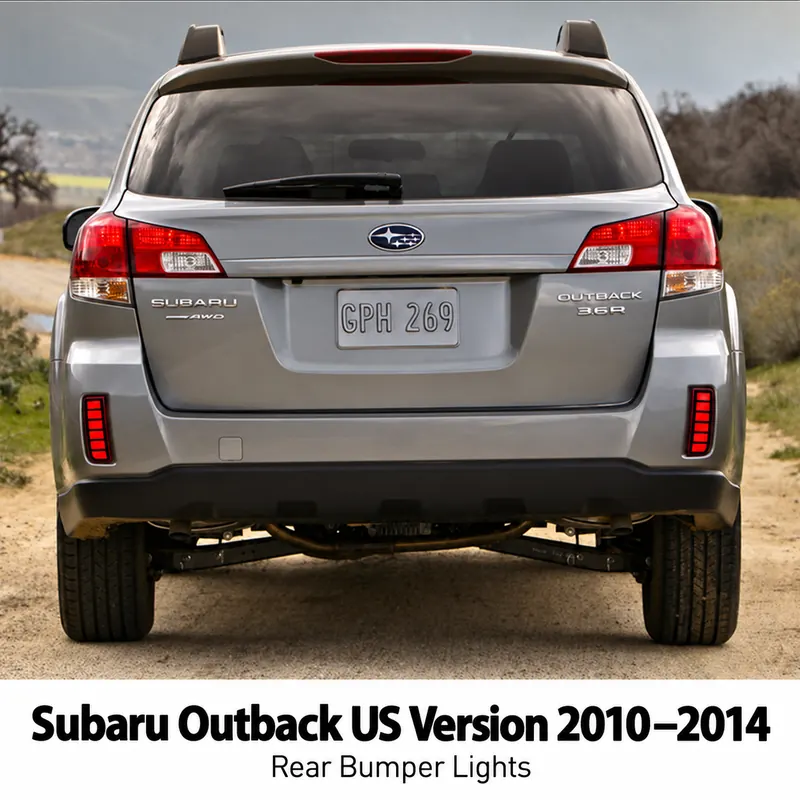 Subaru Outback US Version 2010–2014 Rear Bumper Lights