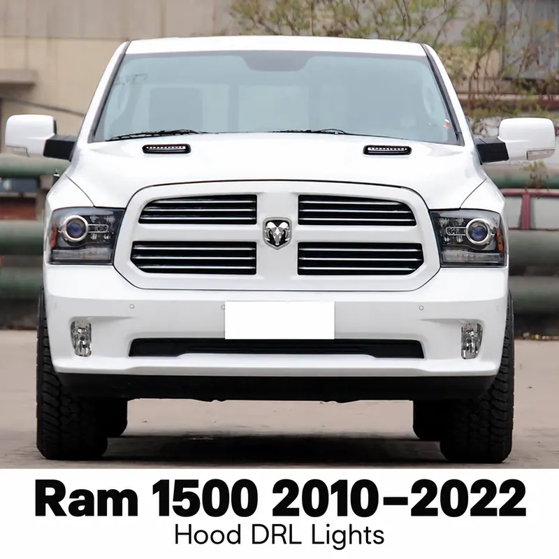 Ram 1500 2010–2022 Hood DRL Lights