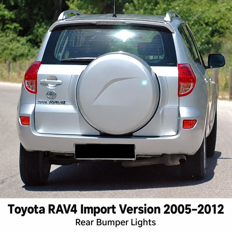 Toyota RAV4 Import Version 2005–2012 Rear Bumper Lights