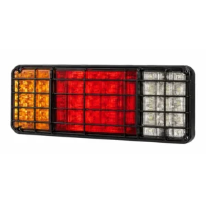 65LED Flat Iron Plate Tail Light with Wire Mesh | TOPONE TP-A-009-2